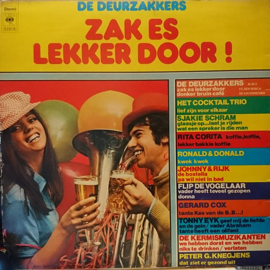 Various - Zak Es Lekker Door (LP) 43035 Vinyl LP Goede Staat