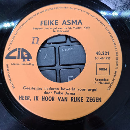 Feike Asma - Laat het loflied vrolijk rijzen 15747 Vinyl Singles Goede Staat