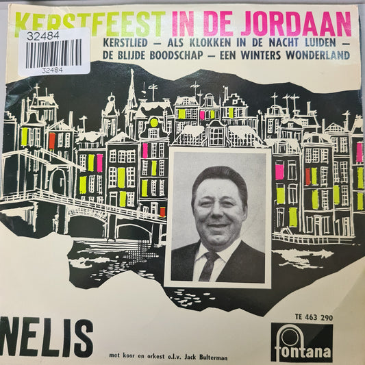 Nelis - Kerstfeest In De Jordaan (EP) 32484 Vinyl Singles EP Goede Staat