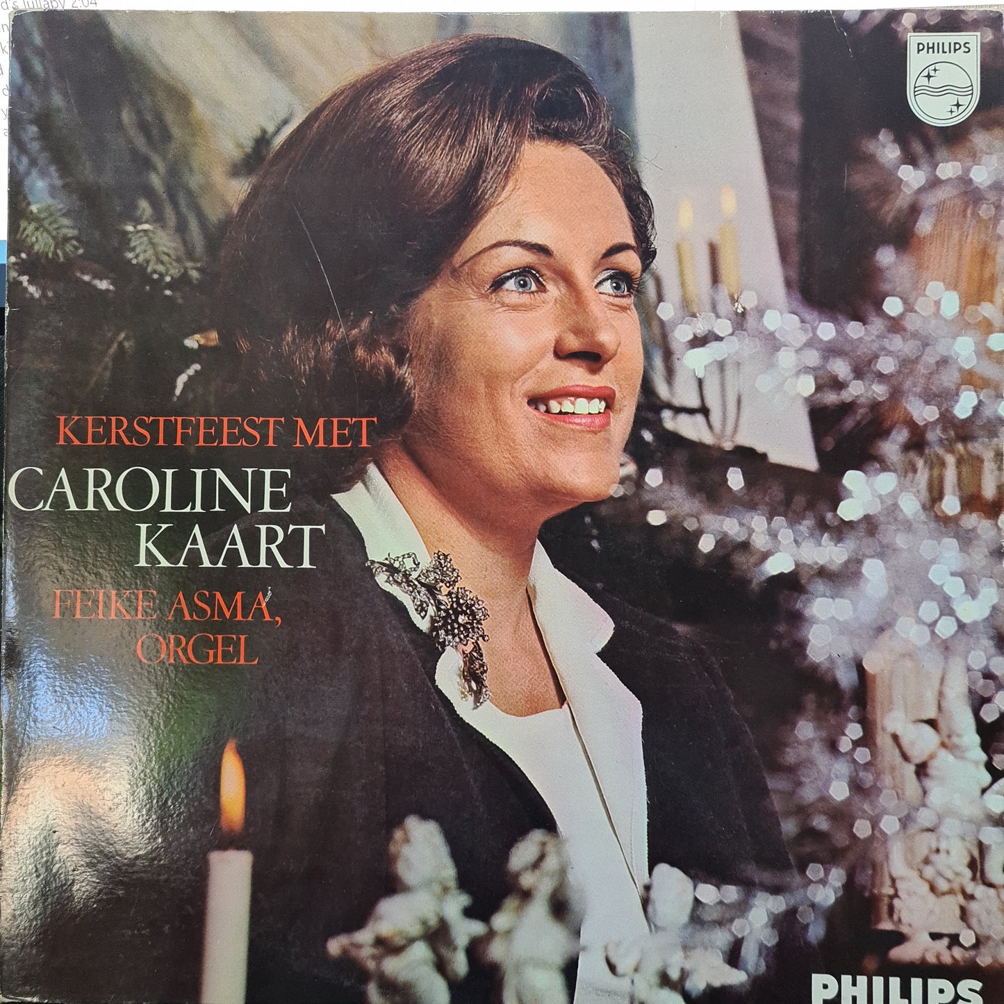 Caroline Kaart - Kerstfeest Met Caroline Kaart (LP) 49117 Vinyl LP Goede Staat