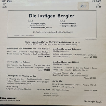 Lustigen Bergler - De Lustigen Bergler (EP) 33705 Vinyl Singles EP Goede Staat