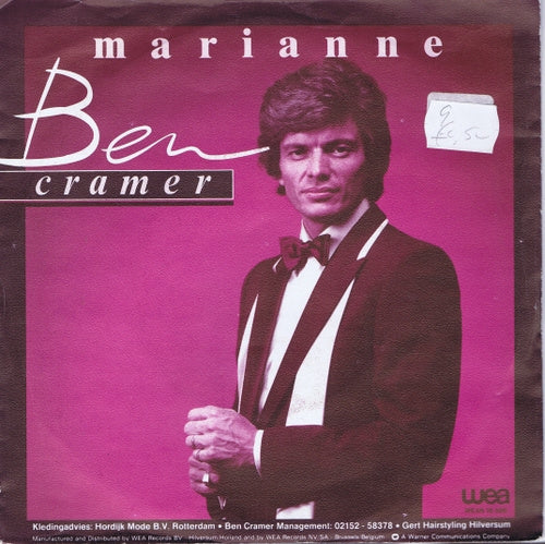 Ben Cramer - Marianne 04114 Vinyl Singles Goede Staat