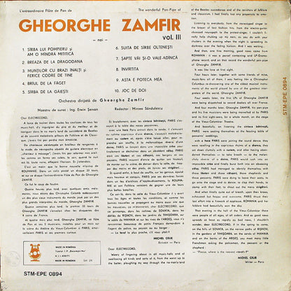 Gheorghe Zamfir - The Wonderful Pan-Pipe Of Gheorghe Zamfir Vol. III (LP) 40475 Vinyl LP Goede Staat