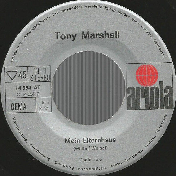 Tony Marshall - Hans Im Glück 22833 Vinyl Singles Goede Staat