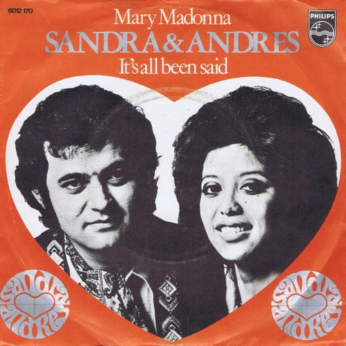 Sandra & Andres - Mary Madonna 04089 Vinyl Singles Goede Staat