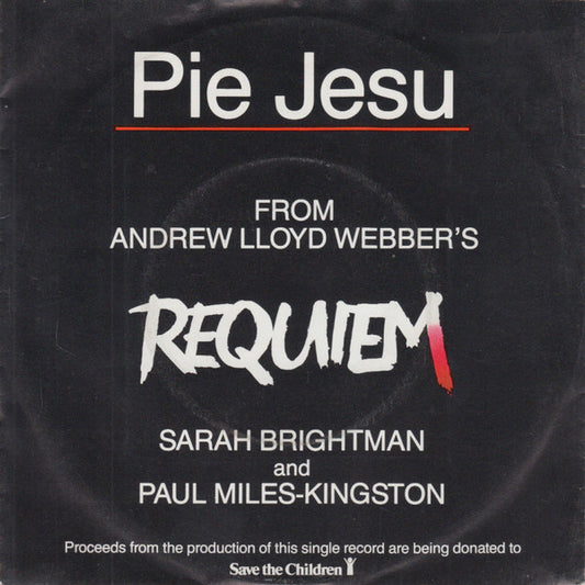 Sarah Brightman & Paul Miles-Kingston - Pie Jesu 14448 Vinyl Singles Goede Staat