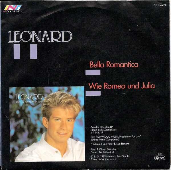 Leonard - Bella Romantica 21708 23228 Vinyl Singles Goede Staat