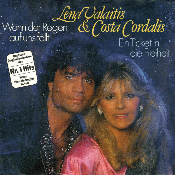 Lena Valaitis & Costa Cordalis - Wenn Der Regen Auf Uns Fällt 22844 Vinyl Singles Goede Staat