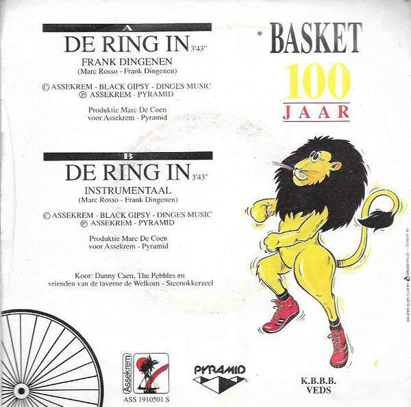 Frank Dingenen - De Ring In 14138 Vinyl Singles Goede Staat