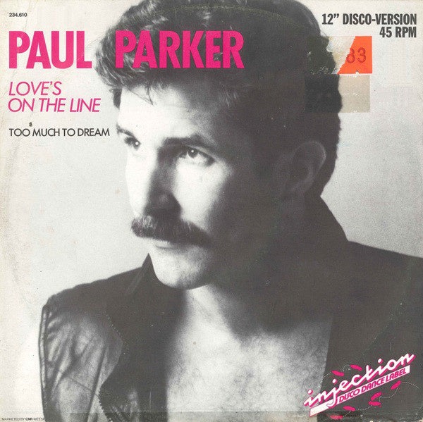 Paul Parker - Love's On The Line 13273 Vinyl Singles Goede Staat