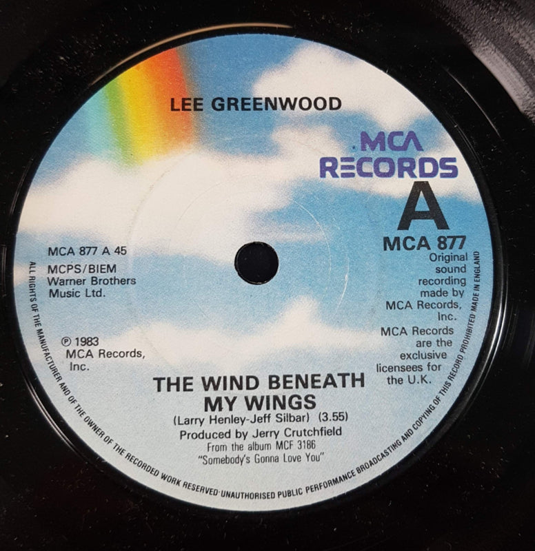 Lee Greenwood - The Wind Beneath My Wings 22876 Vinyl Singles Goede Staat