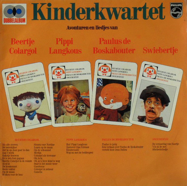 No Artist - Kinderkwartet Avonturen En Swiebertje (LP) 42147 (B) Vinyl LP Dubbel B-Keus (B)