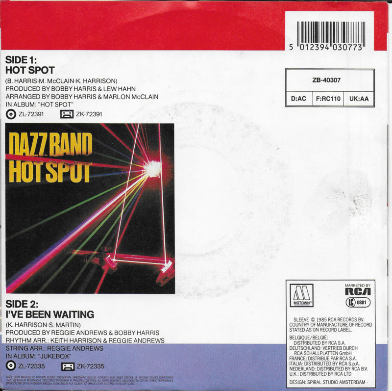 Dazz Band - Hot Spot 12971 Vinyl Singles Goede Staat