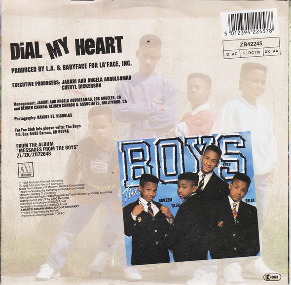 Boys - Dial My Heart 22643 Vinyl Singles Goede Staat