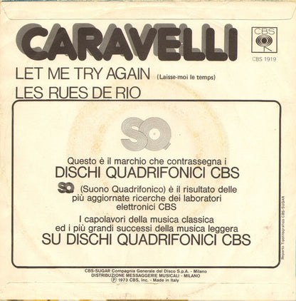 Caravelli - Let Me Try Again 22634 Vinyl Singles Goede Staat