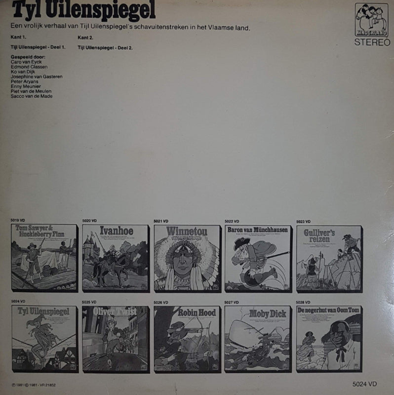 Various - Tyl Uilenspiegel (LP) 40421 Vinyl LP Goede Staat