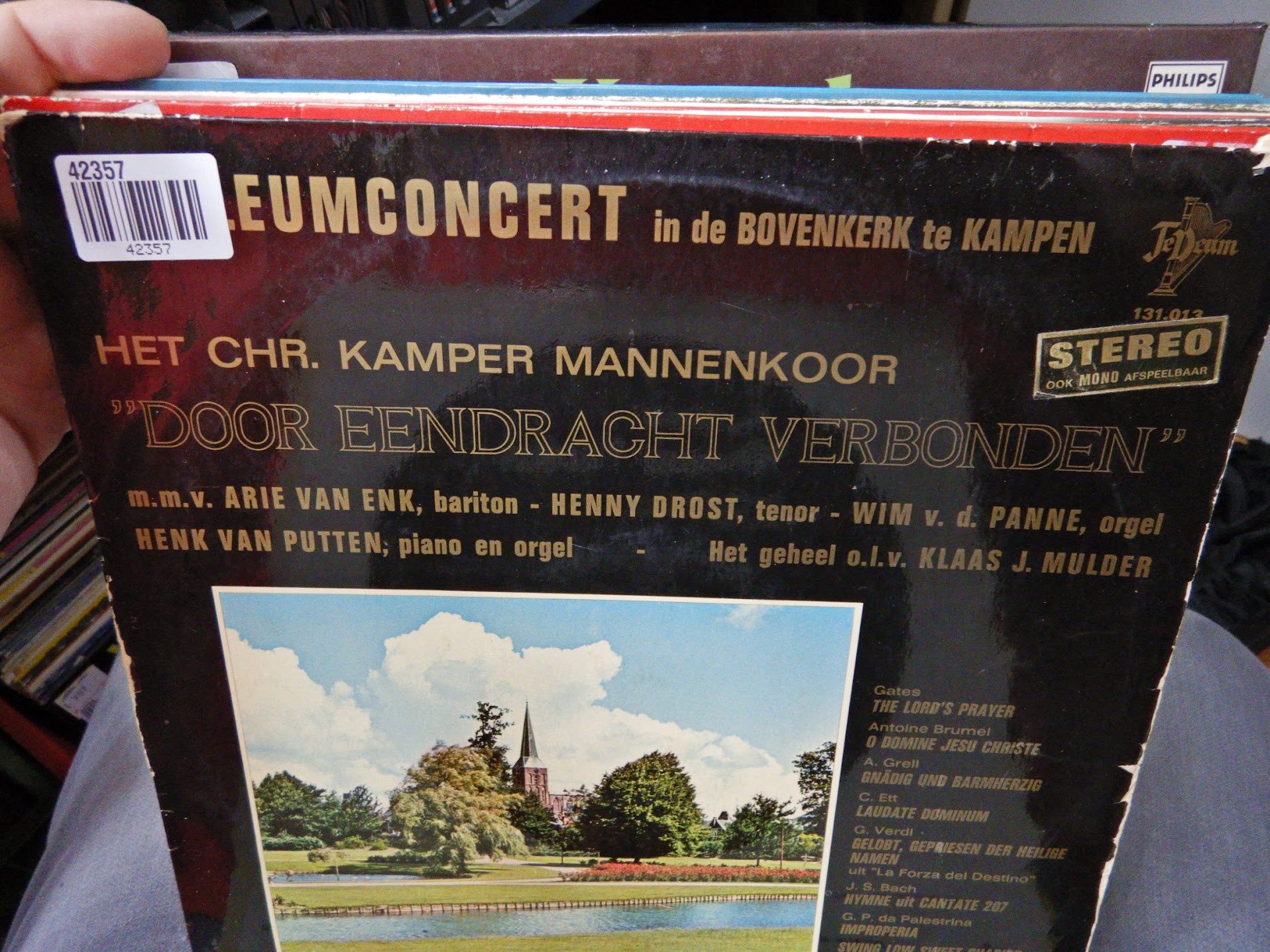 Chr. Kamper Mannenkoor Door Eendracht Verbonden - Jubileumconcert (LP) 42357 Vinyl LP Goede Staat