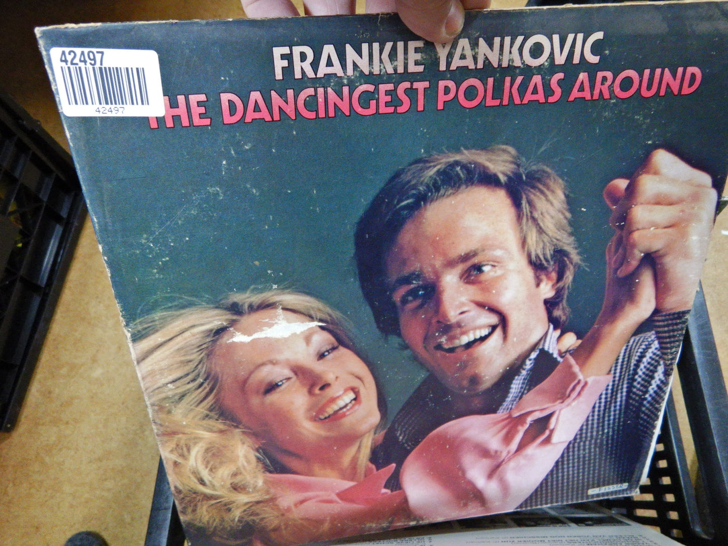 Frankie Yankovic - The Dancingest Polkas Around (LP) 42497 (B) Vinyl LP B-Keus (B)