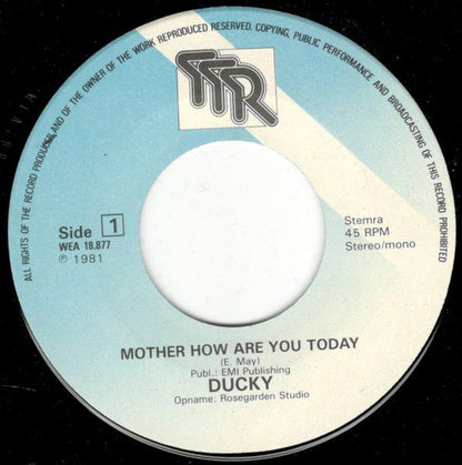 Ducky - Mother How Are You Today 16966 Vinyl Singles Goede Staat