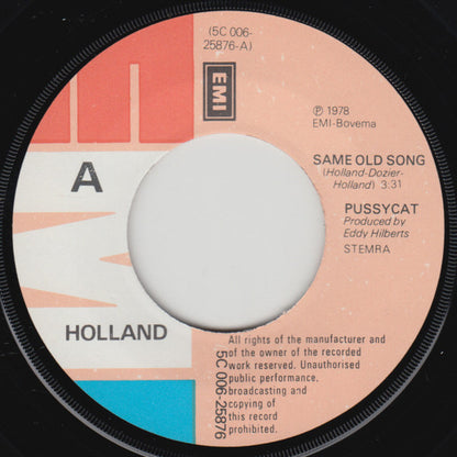 Pussycat - Same Old Song 39606 Vinyl Singles Goede Staat