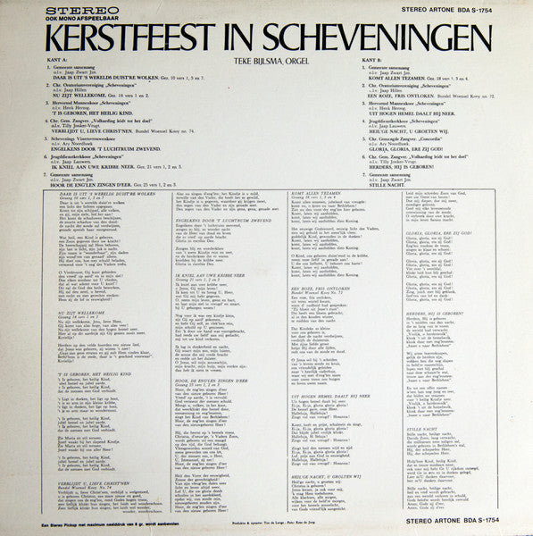 Teke Bijlsma - Kerstfeest in Scheveningen (LP) 46174 Vinyl LP Goede Staat