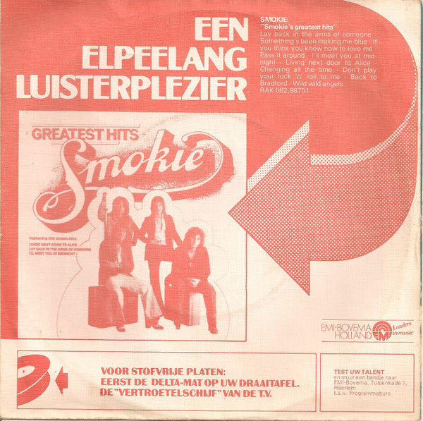 Smokie - It's Your Life 28538 Vinyl Singles Goede Staat