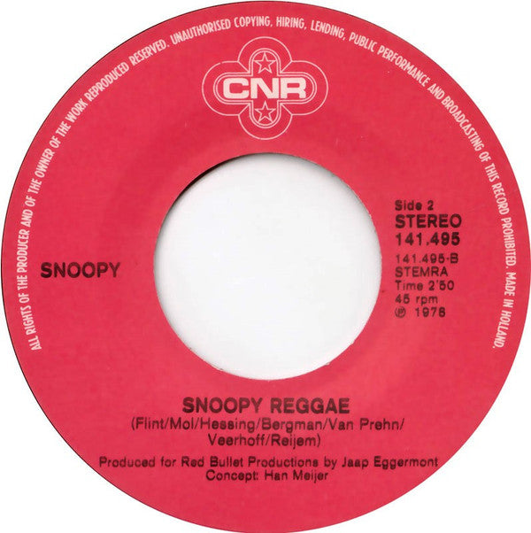 Snoopy - No Time For A Tango 40290 Vinyl Singles Goede Staat