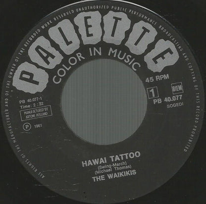 Waikiki's - Hawaii Tattoo 22257 Vinyl Singles B-Keus (B)