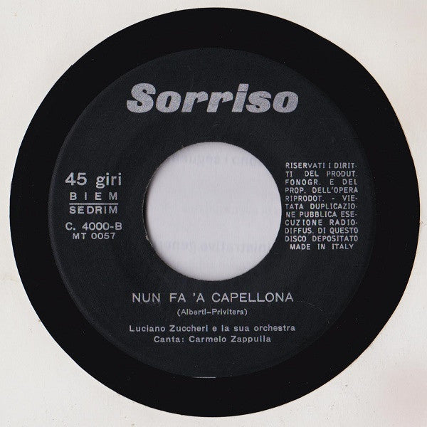 Carmelo Zappulla - Guagliuncello senza mamma 03911 Vinyl Singles Goede Staat