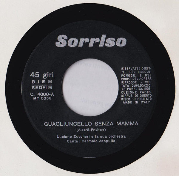 Carmelo Zappulla - Guagliuncello senza mamma 03911 Vinyl Singles Goede Staat