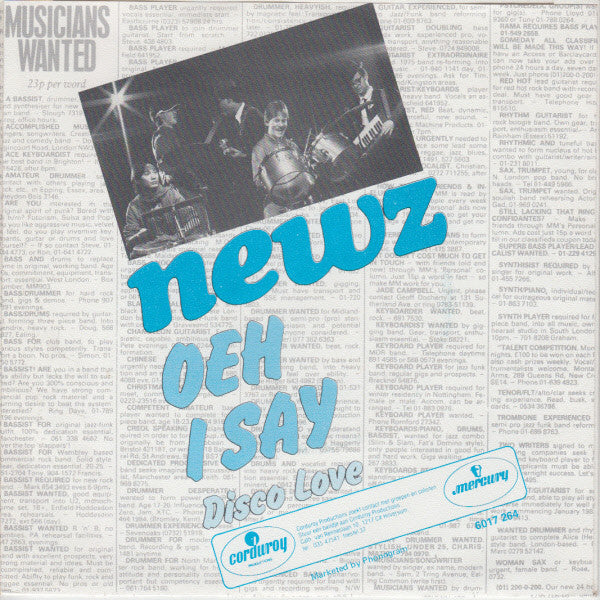 Newz - Oeh I Say 21337 Vinyl Singles Goede Staat