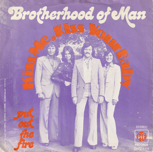 Brotherhood Of Man - Kiss Me Kiss Your Baby 13309 Vinyl Singles Goede Staat