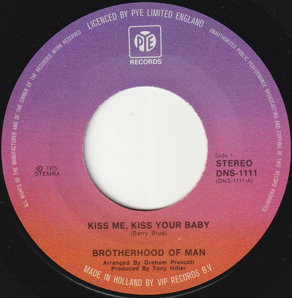 Brotherhood Of Man - Kiss Me Kiss Your Baby 13309 Vinyl Singles Goede Staat