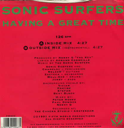 Sonic Surfers - Having A Great Time 03782 20630 Vinyl Singles Goede Staat