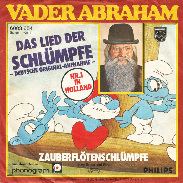 Vader Abraham - Das Lied Der Schlümpfe 18796 Vinyl Singles Goede Staat