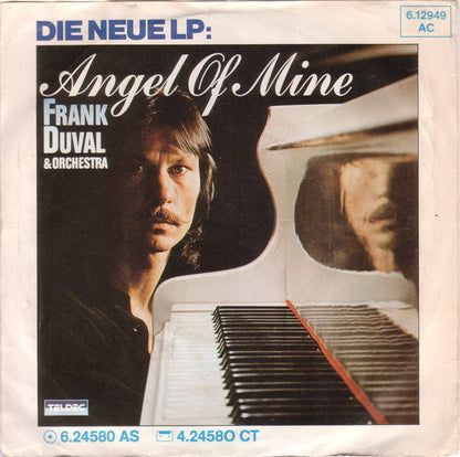 Frank Duval & Orchestra - Angel Of Mine 39322 Vinyl Singles Goede Staat