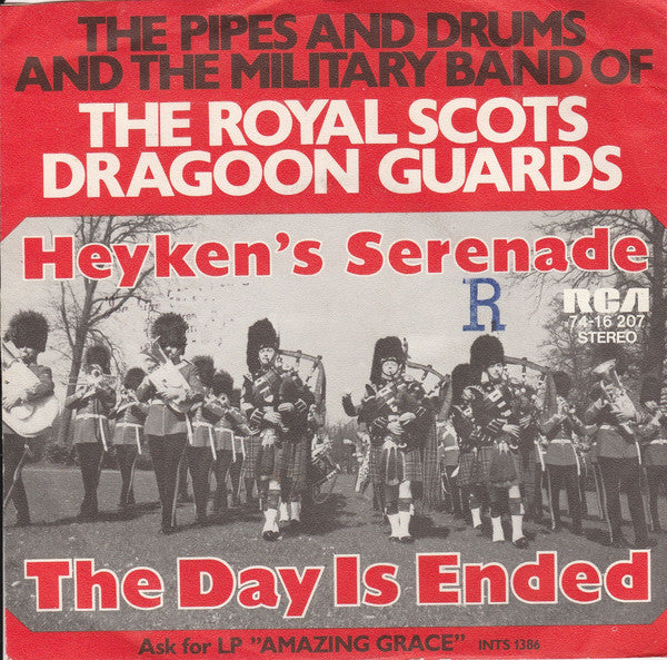 Pipes And Drums And The Military Band Of The Royal Scots Dragoon Guards - Heyken's Serenade (Standchen) 13195 Vinyl Singles Goede Staat