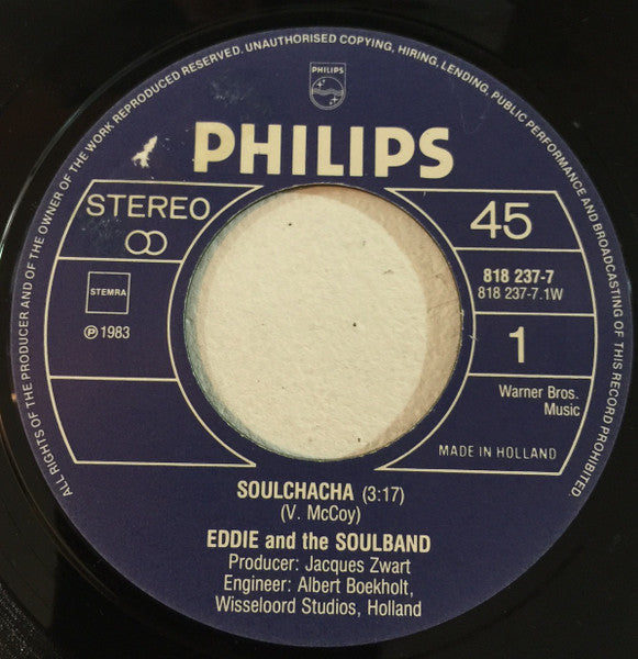 Eddy and the Soulband - Soul chaha 19774 Vinyl Singles Goede Staat