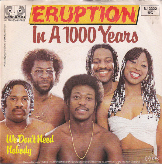 Eruption - In A 1000 Years 31264 Vinyl Singles Goede Staat