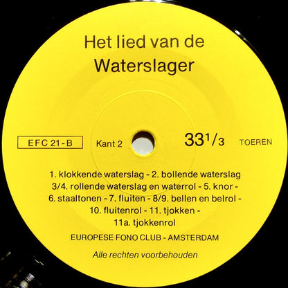 No Artist - Het Lied Van De Waterslager 14550 Vinyl Singles Goede Staat