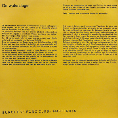 No Artist - Het Lied Van De Waterslager 14550 Vinyl Singles Goede Staat