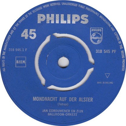 Jan Corduwener - Mondnacht Auf Der Alster 13781 Vinyl Singles Goede Staat