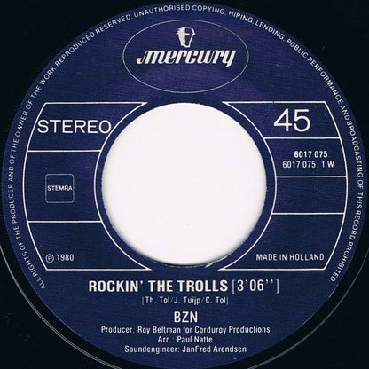 BZN - Rockin' The Trolls 25859 Vinyl Singles Goede Staat