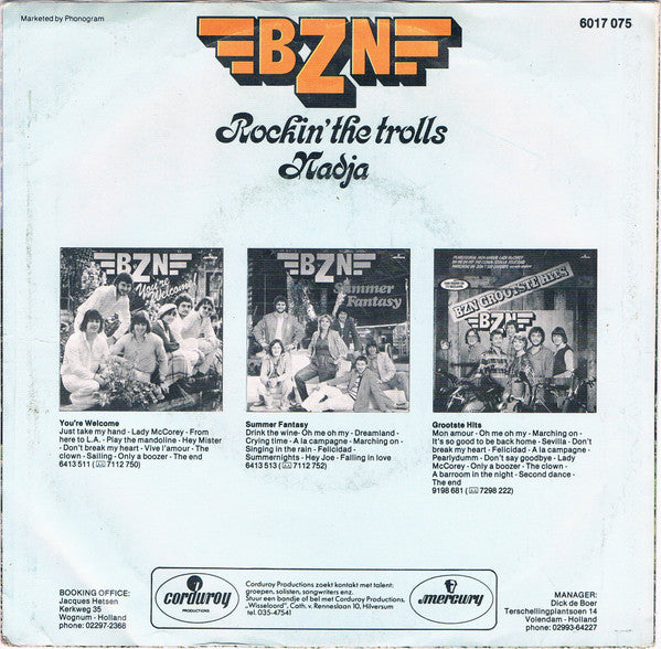 BZN - Rockin' The Trolls 25859 Vinyl Singles Goede Staat