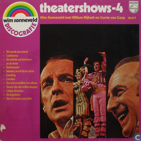 Wim Sonneveld Met Willem Nijholt En Corrie van Gorp - Theatershows-4 (Deel 1) (LP) 43969 Vinyl LP Goede Staat