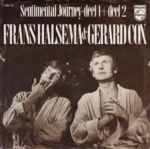 Frans Halsema & Gerard Cox - Sentimental Journey (Deel 1 + Deel 2) 29988 Vinyl Singles Goede Staat