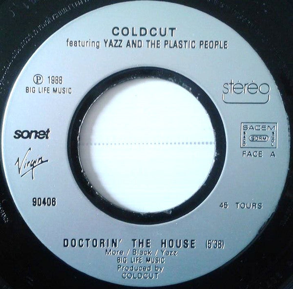 Coldcut Featuring Yazz And The Plastic People - Doctorin' The House 15782 Vinyl Singles Goede Staat