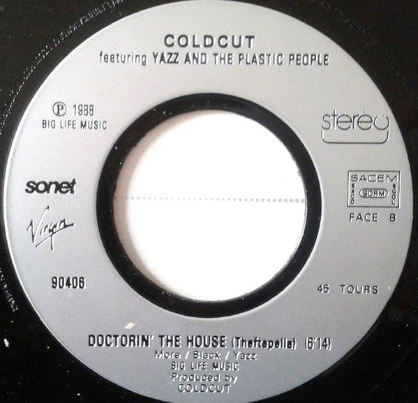 Coldcut Featuring Yazz And The Plastic People - Doctorin' The House 15782 Vinyl Singles Goede Staat