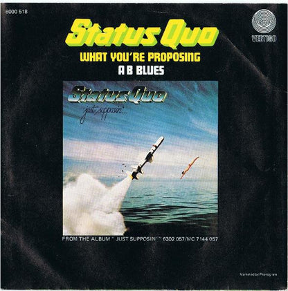 Status Quo - What You're Proposing 36421 Vinyl Singles Goede Staat ++