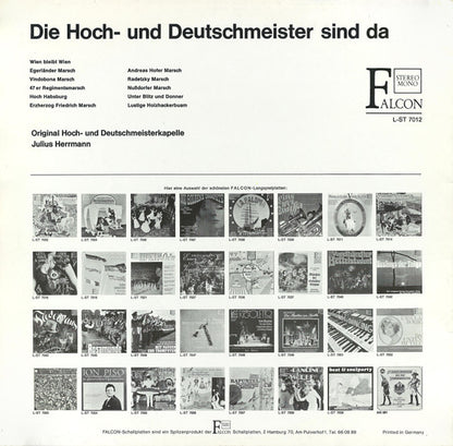 Original Hoch- Und Deutschmeisterkapelle, Julius Herrmann - Die Hoch- Und Deutschmeister Sind Da (LP) 41380 Vinyl LP Goede Staat